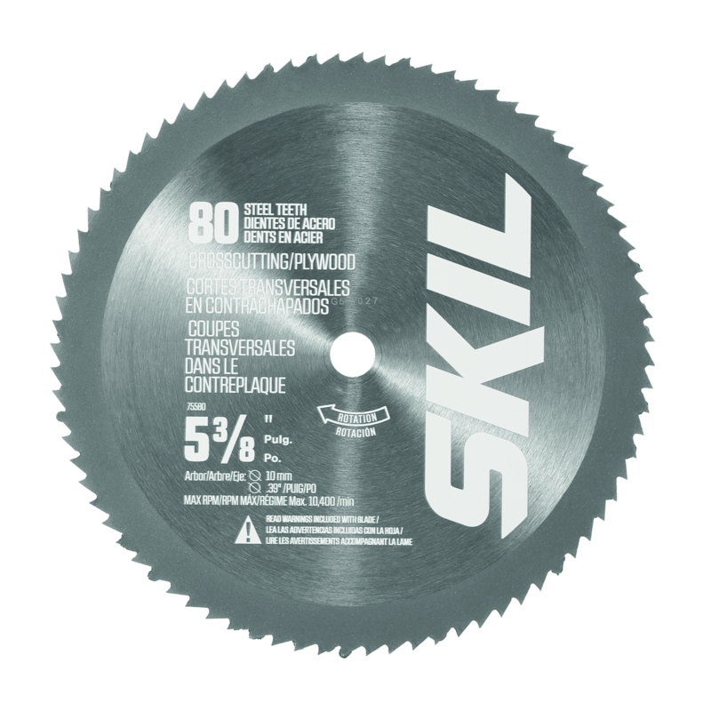 5-3/8 In. 80-Tooth Plywood Circular Saw Blade