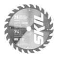 7-1/4 In. 24-Tooth Carbide Tipped Circular Saw Blade