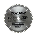 7-1/4 In. 60-Tooth Carbide Tipped Circular Saw Blade, 10-Pack