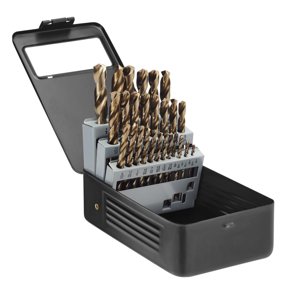 29 Pc. Gold Oxide Drill Bit Set