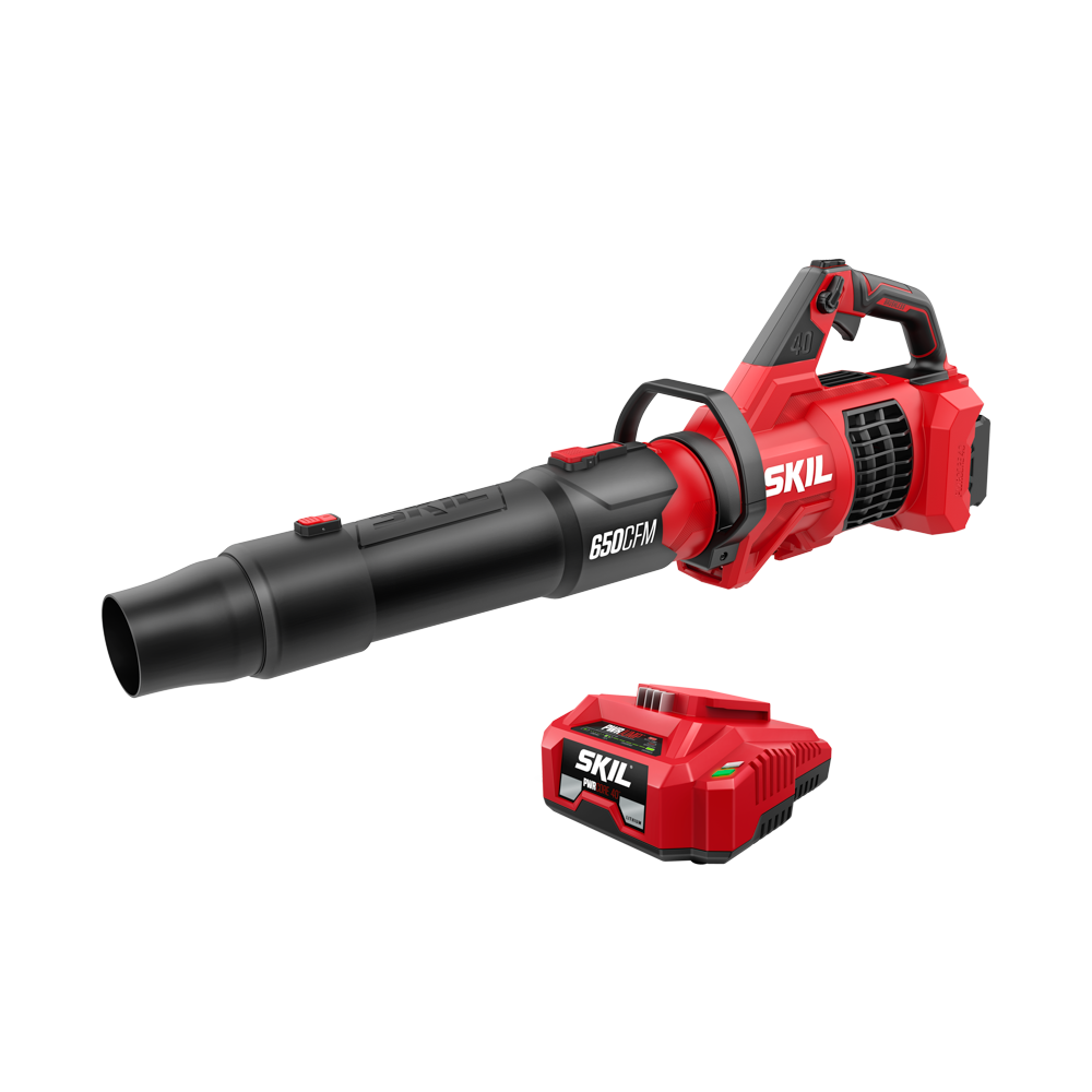 Brushless 40V 650 CFM Leaf Blower Kit