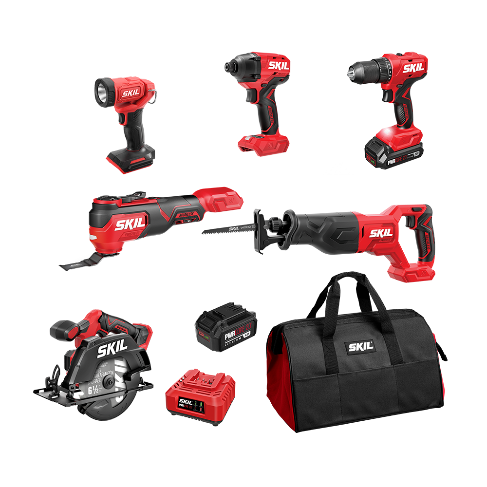 20V Brushless 6-Tool Combo Kit