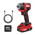 Brushless 12V/20V 1/2 In. Compact Impact Wrench, 20V Kit