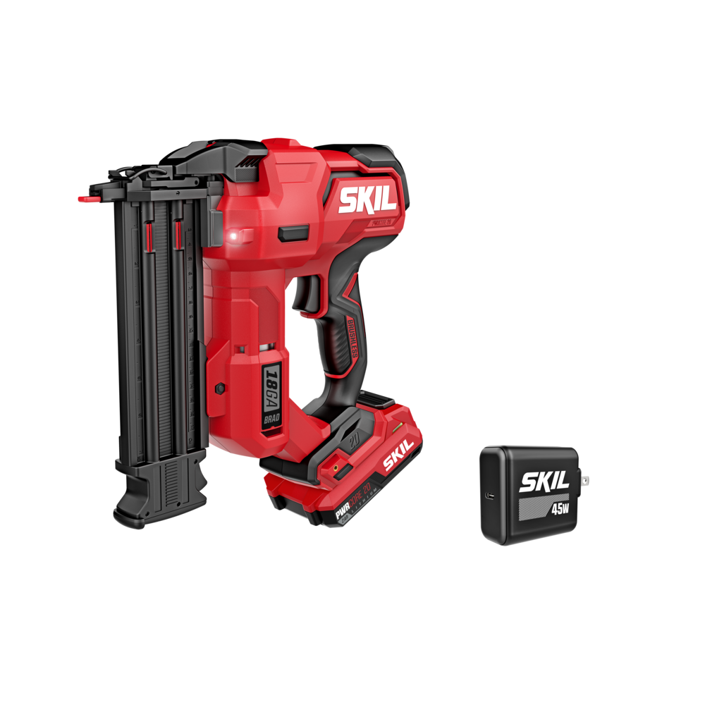 20V Brushless 18Ga Brad Nailer Kit