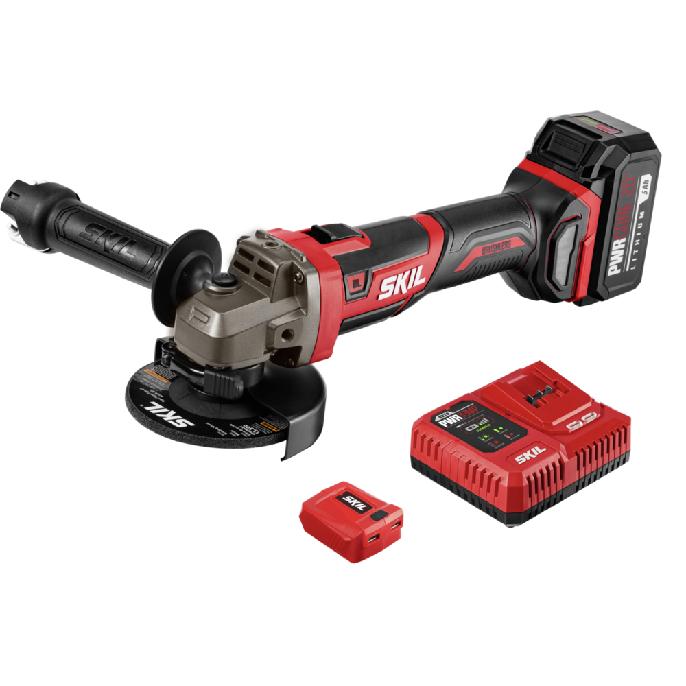 20V Brushless 4-1/2 IN. Angle Grinder