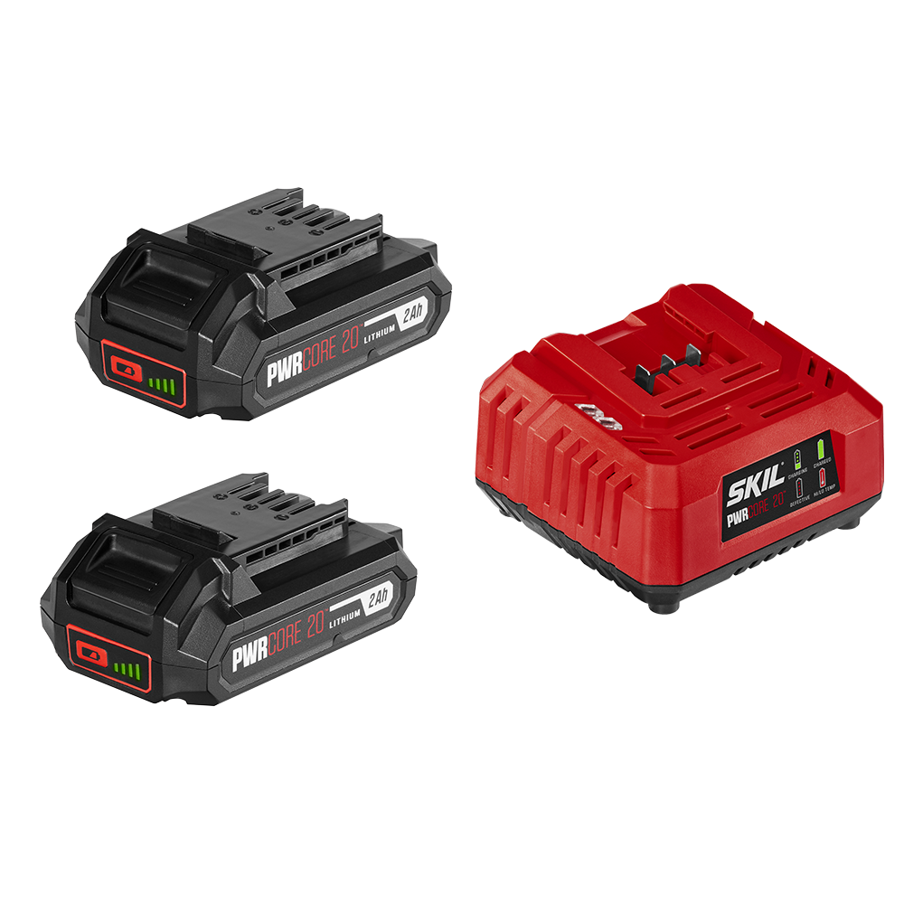 20V (2) 2.0Ah Batteries and Charger Starter Kit