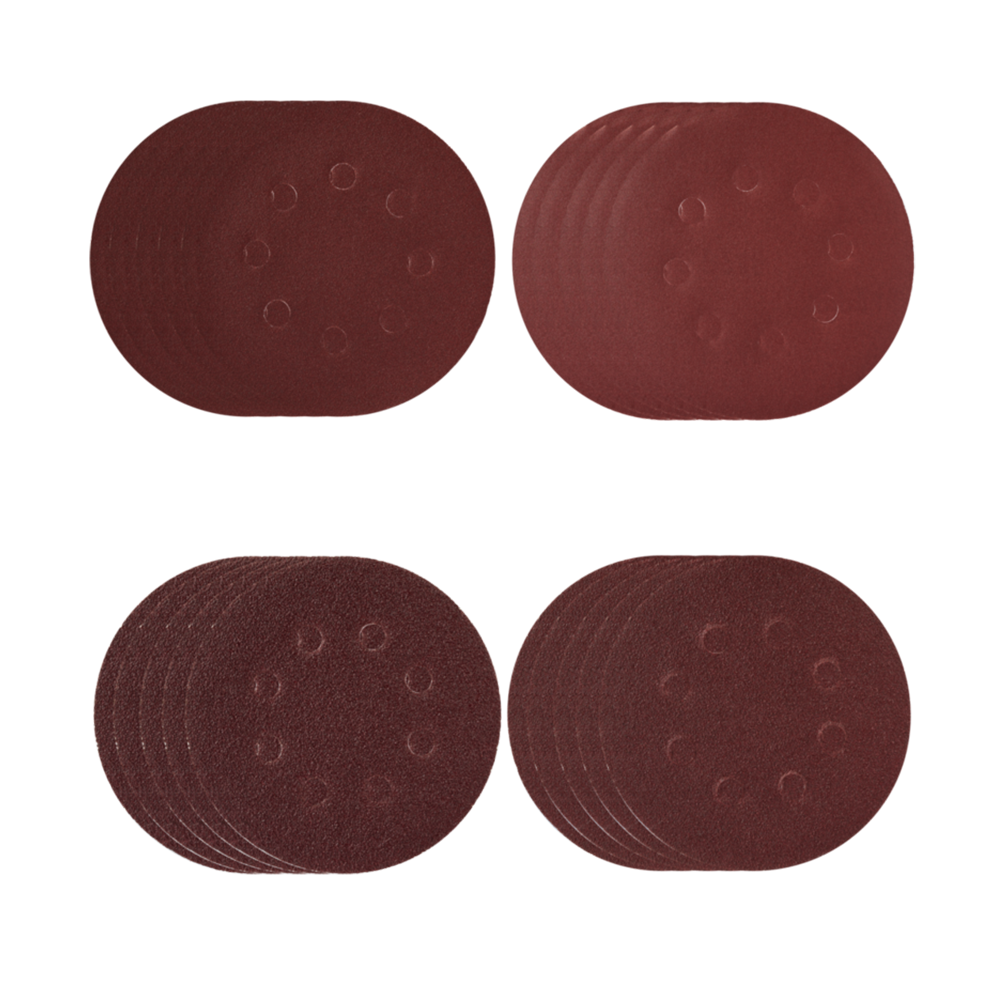 20-Piece Mixed 5 In. Round Sanding Paper Kit