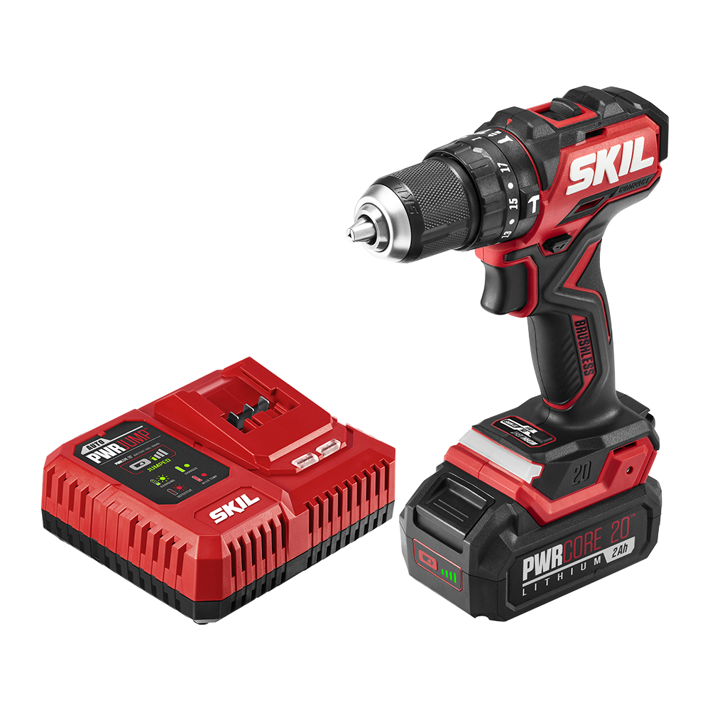 Brushless 20V 1/2 In. Compact Hammer Drill Kit