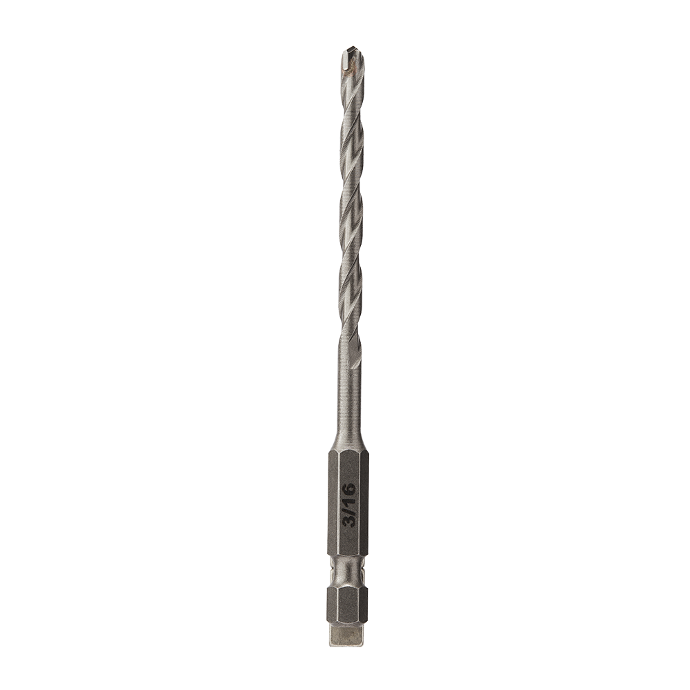 3/16 x 4 In. Carbide Tipped Masonry Drill Bit