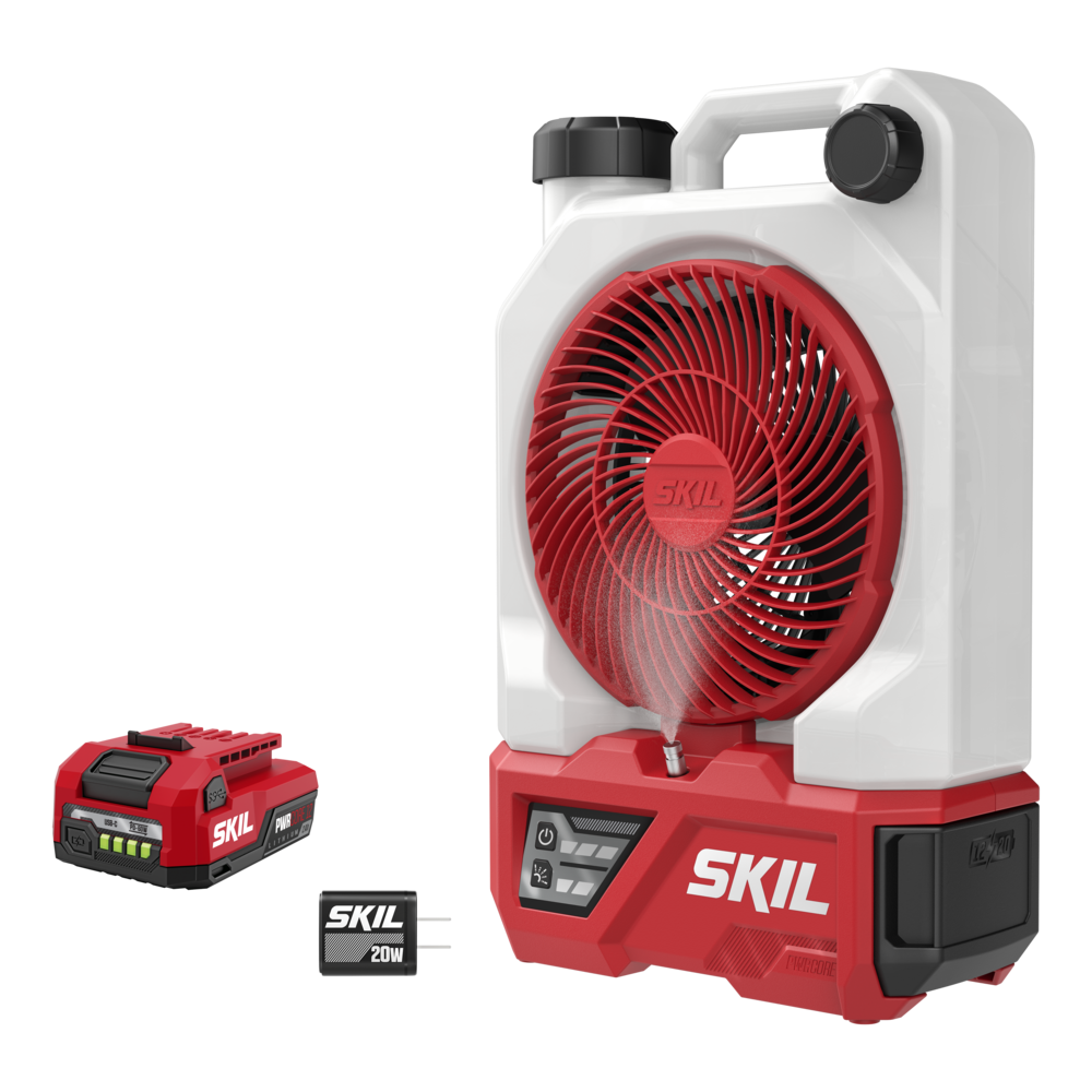 12V/20V 7 In. Misting Fan