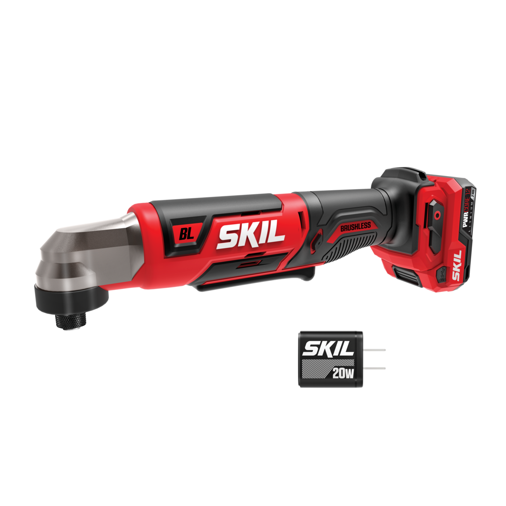 12V Brushless 1/4 In. Hex Right Angle Impact Driver Kit
