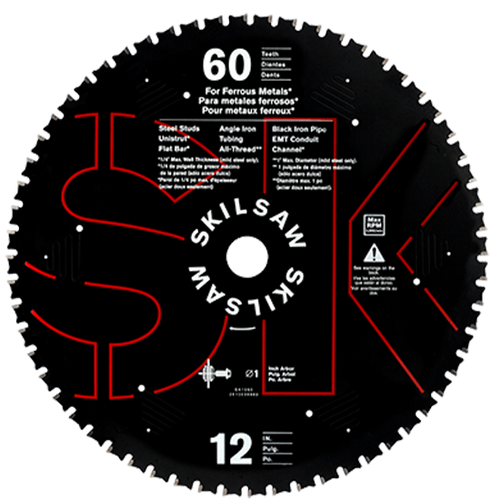 12 IN. X 60T Dry Cut Metal Blade
