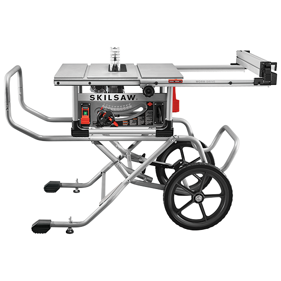 10 IN. Heavy Duty Worm Drive Table Saw With Stand