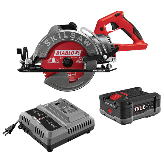 7-1/4 IN. TRUEHVL™ CORDLESS WORM DRIVE SKILSAW