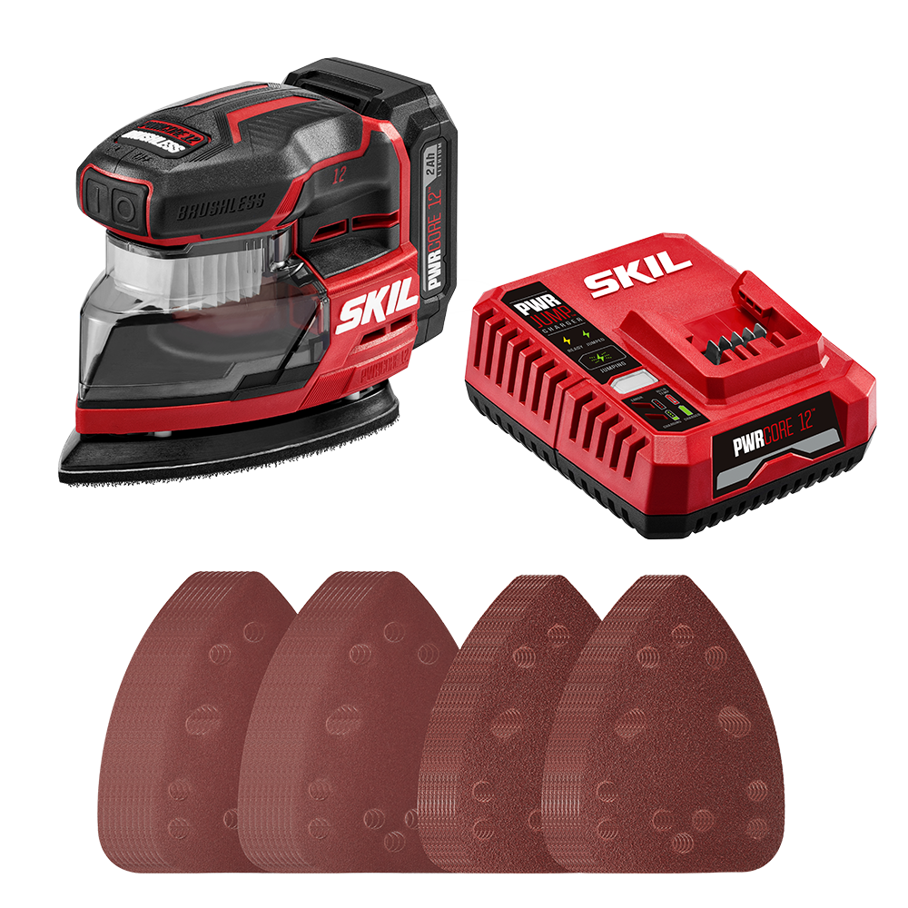 12V Brushless Compact Detail Sander