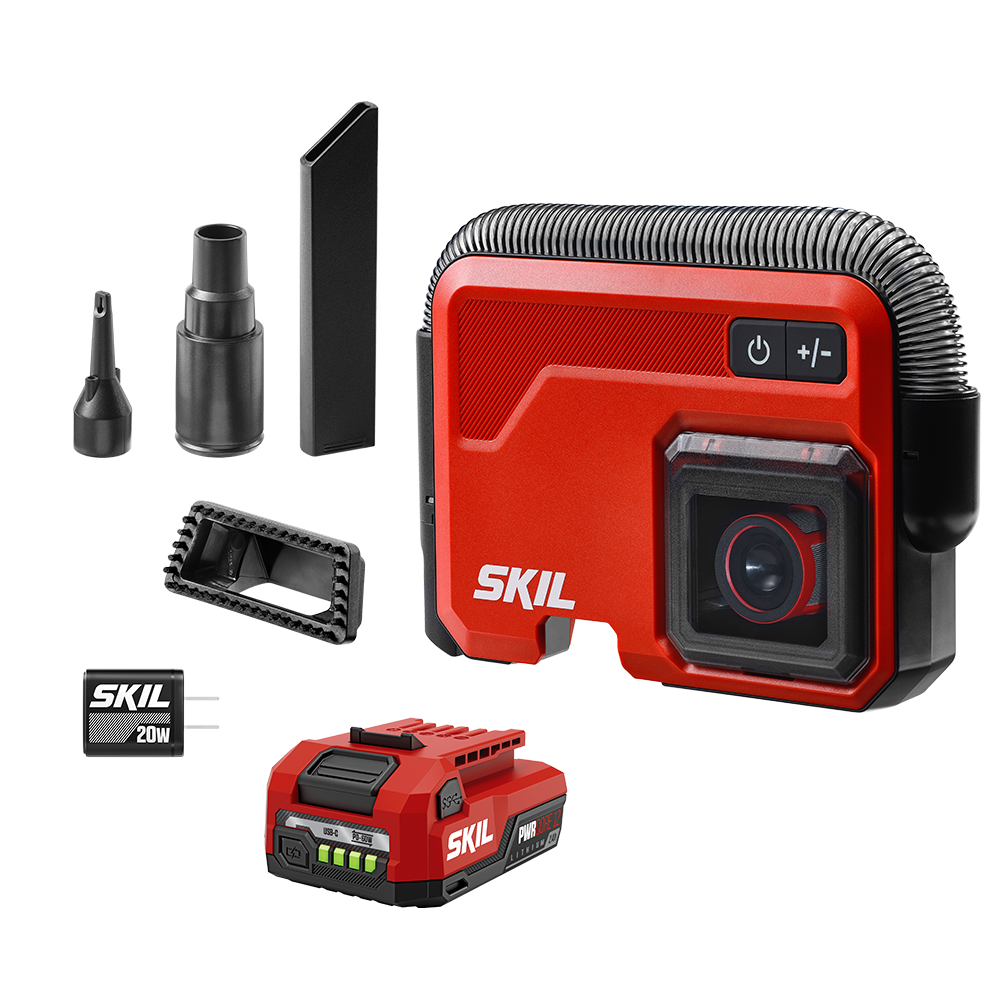 12V/20V Brushless Slim Vacuum, 12V Kit